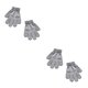 thumbnail image 1 of Guantes para niños Qarigey Calentador de manos Gris claro, 1 of 6