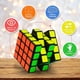 thumbnail image 5 of Juego de cubos Paquete de cubos de velocidad mágica 2x2x2 + 4x4x4 + Pirámide Pyraminx + 3x3 Fenghuolun, Juegos de cubos de rompecabezas 3D de fácil giro, regalo de juguete para, 5 of 5
