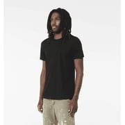 BELLA+CANVAS Adult Unisex Short Sleeve Crew T-Shirt – Black Large Cotton Tee for Crafting, Personalization, Tie Dye & Everyday Wear