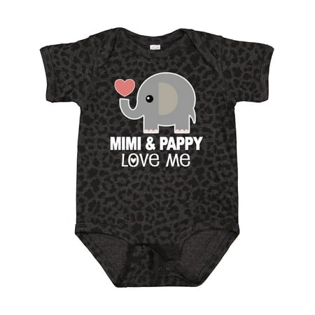 

Inktastic Mimi and Pappy Love Me Outfit Gift Baby Boy or Baby Girl Bodysuit