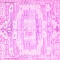 thumbnail image 1 of Ahgly Company Indoor Square Persian Pink Traditional Area Rugs, 7' Square, 1 of 4