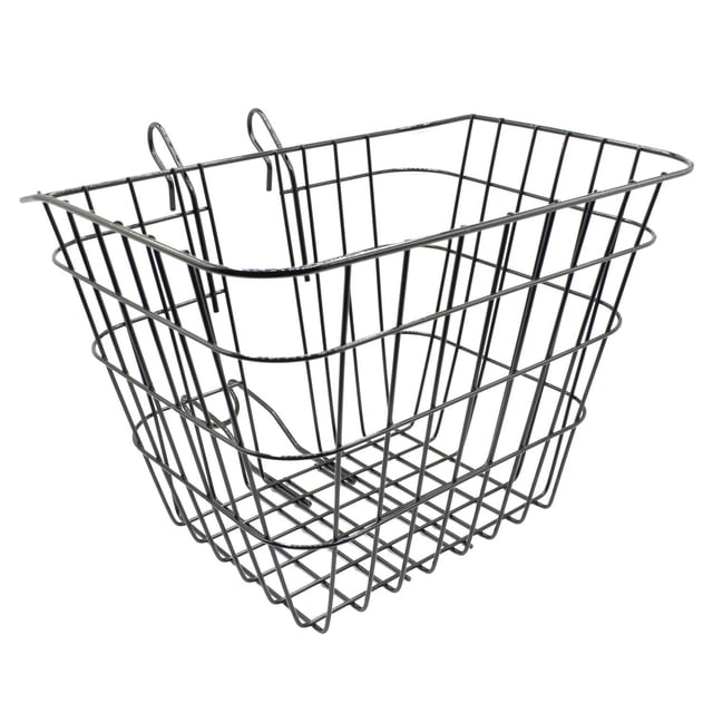 Canastilla para bicicleta R24 ahulada negro Mediana Cyby