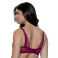 thumbnail image 4 of Paramour by Felina | Peridot Lace-Back Demi T-Shirt Bra (Black Lily, 36DD), 4 of 4