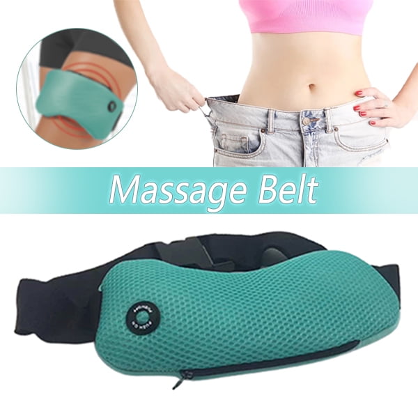 Massage Belt Vibration Fat Burning Slimming Belly Belt without Battery, Buyers Need To Bring Two Green - Walmart.com