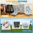 thumbnail image 5 of Orzbow Hook On High Chair with Removable Dining Tray, Baby Table Booster Seat, Easy Clip on Table Feeding High Chair for Travel, Restaurant and Home, Blue, 5 of 8