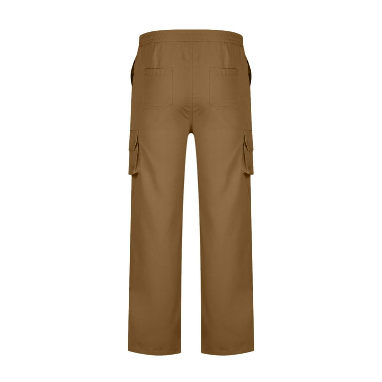 Women's Cargo Pants Trousers Work Wear Solid Combat With 6 Pocket