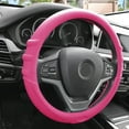 thumbnail image 2 of FH Group, Silicone Steering wheel cover Grip Marks Design Pink for Auto, 2 of 4