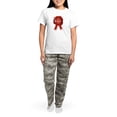 thumbnail image 4 of CafePress - A Product Of Arkansas Pajamas - Women's Short Sleeve Print T-Shirt and Pants Light Cotton Pajama Set, 4 of 7