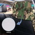 thumbnail image 6 of Xixirimido Army Green Camo Print Gym Car Seat Cover Towel Sweatproof Protector for Post-Workout Large Universal Front Seat Mat Non-Slip for Cars, Trucks, SUVs, 6 of 8