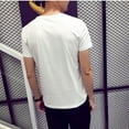 thumbnail image 4 of Men Cotton T-Shirt Loose Oversize Tshirt Casual Breathable Short Sleeve, 4 of 8