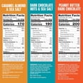 thumbnail image 2 of KIND Healthy Snacks Bars Variety Pack, Gluten Free, Low Sugar, High Fiber Snacks, Dark Chocolate Nuts & Sea Salt, Peanut Butter Dark Chocolate, Caramel Almond & Sea Salt, 6-7g Protein, 18 Count, 2 of 4