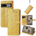 thumbnail image 2 of Funda Cartera FOXDOCK para Google Pixel 7A , Flip PU con Relieve de Gatos y Perros, Tarjetero y Soporte, 2 of 6
