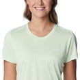 thumbnail image 4 of Columbia Women's Hike Short Sleeve Crew, Key West/Heather, XX-Large, 4 of 6