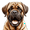 Mastiff, variant on Funny Watercolor Adorable Mastiff Peeking Through Torn Paper Effect Desk Mat Full Keyboard Mouse Pad Mastiffs Dog Lover Gifts Idea Large Mousepad - 00026