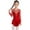 Red, variant on iEFiEL Girls Rhinestone Leotard Ballet Dress Mesh Splice Figure Ice Skating Dress Dance Costume