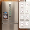 thumbnail image 2 of Refrigerator Door Handle Covers Set of 2, Butterfly Hummingbird Flower Adjustable Non Slip Fridge Handle Covers, Appliance Handle Covers for Dishwasher Cuteness Oven Kitchen Decor, 2 of 6
