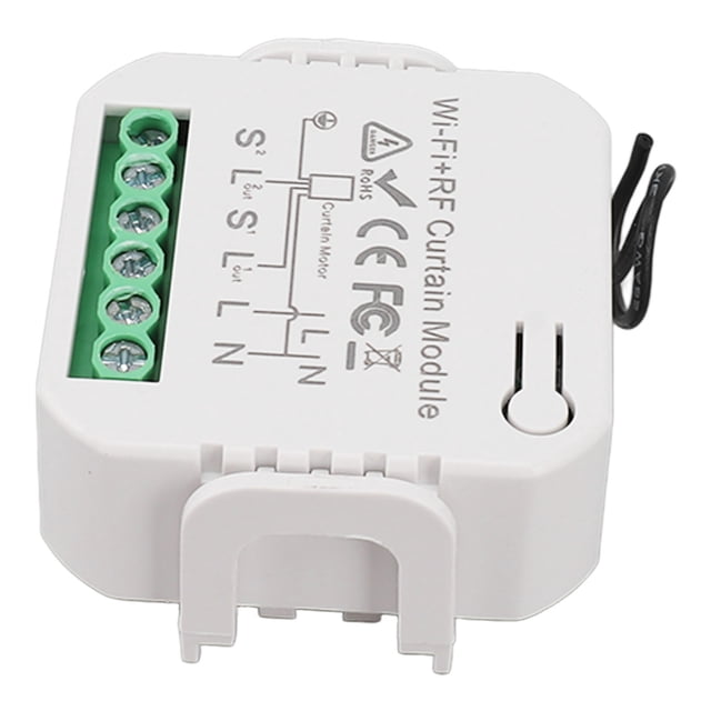Interruptor Inalámbrico De Persianas, Juego De Reequipamiento De Control De Persianas Enrollables Inalámbrico De 60 MAh 433 MHz 100-240 V Para Oficina