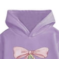 thumbnail image 4 of Conjunto de sudadera con capucha de manga larga para niños, estampado de patchwork, cuello redondo, manga larga y pantalones acampanados casuales con cintura elástica, conjunto relajado, conjunto de p, 4 of 8