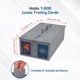 thumbnail image 3 of Cesta de almacenamiento de tarjetas BCW, coleccionable, con capacidad para 1600 tarjetas, 3 of 7