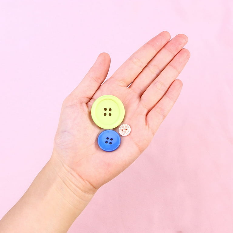 Farfi 80Pcs Colorful Buttons Sufficient Quantity Waterproof Resin