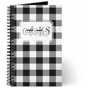 Cafepress Personalized Plaid Bw Journal