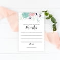 thumbnail image 2 of Koyal Wholesale Wild Flowers Wedding Advice & Well Wishes Guest Book Cards for Bride and Groom, 56 Pack, 2 of 5