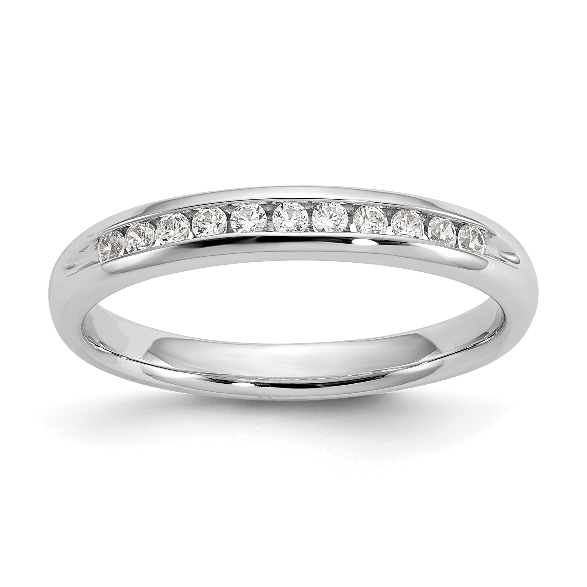 0.17ct Round Cut 12 Stone 14K White Gold Engagement Wedding Ring 