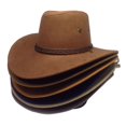 thumbnail image 3 of Chapeau de Cowboy Trilby Style Cowboy à Large Bord Réglable Accessoire de Costume Jazz pour Équitation, 3 of 6