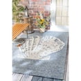 thumbnail image 2 of nuLOOM Hand Hooked Nautical Indoor/Outdoor Area Rug 5' x 8' Dark Blue Rectangle (HJAIR13D-508), 2 of 2