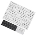 thumbnail image 4 of Piano Key Sticker, Transparent PVC Sheet Music Stickers Fashionable  For Decoration For Music Teaching Colorful,Black, 4 of 8