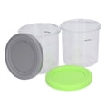 thumbnail image 3 of Recipientes transparentes para helado, pintas de helado Tarrinas de helado reutilizables transparentes Pintas de helado las mejores de su clase, 3 of 8