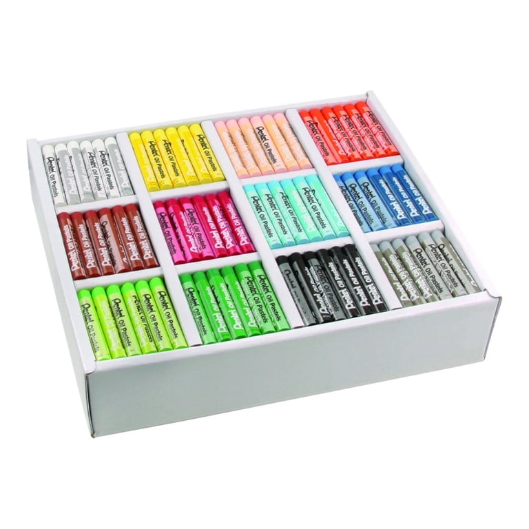 Pentel, Oil Pastel Class Pack, 432 ct, 12 Colors for Art - Walmart.com