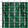 thumbnail image 2 of Soimoi Green polyester Crepe Fabric Plaid Check Print Sewing Fabric Yard 42 Inch Wide, 2 of 5
