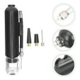 thumbnail image 3 of 1 Set Inflator for Small Air Pump for Balls with Two Way Design Black ABS Metal, 3 of 8