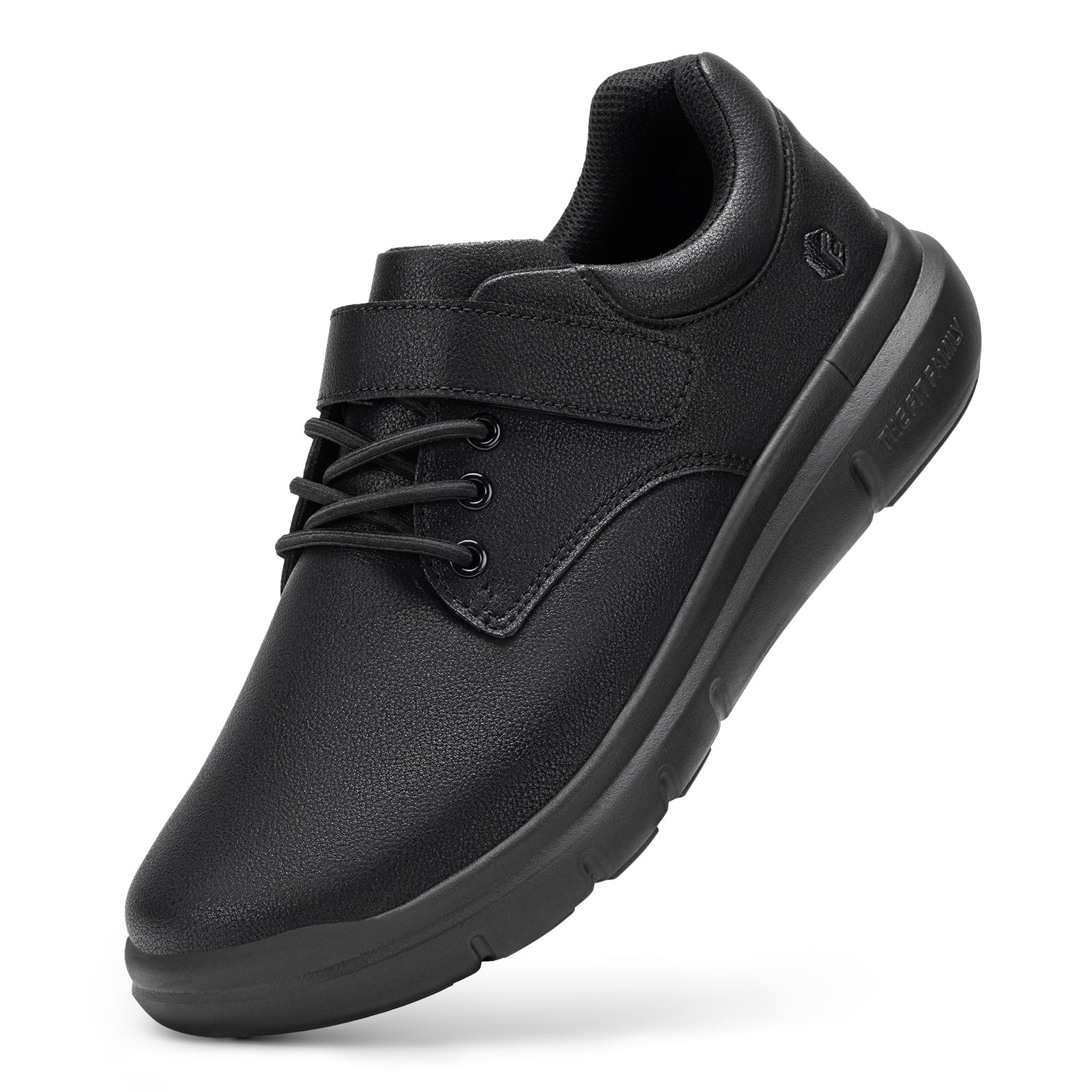 Fitville Shoes for Men Wide Diabetic Dress Shoes Adjustable Velcro Shoes for Men With Slip-Resistant