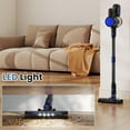 thumbnail image 6 of Cordless Vacuum Cleaner Lightweight Stick with Anti- LED Lights Powerful Rechargeable Wireless for Hardwood Carpet Pet Hair, 6 of 9