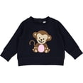 thumbnail image 2 of Inktastic Monkey Baby Sweatshirt, 2 of 4
