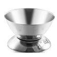 thumbnail image 3 of EeaseCA Digital Kitchen Scale 11lb/5kg Multifunction Accuracy Food Scale with Removable Bowl Tare Clock Temperature Indication, 3 of 5