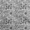 thumbnail image 1 of oneOone Polyester Spandex Black Fabric Floral Silhouette Quilting Supplies Print Sewing Fabric By The Yard 56 Inch Wide, 1 of 4