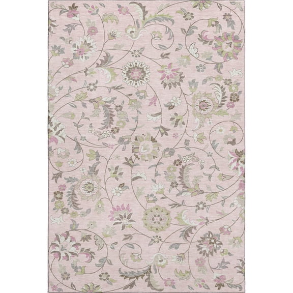 Dalyn Rugs Premium Machine Washable Mayfield AMF1006 Pink 2'6" x 3'10" Rug