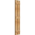 thumbnail image 2 of 11 1/4"W x 56"H TimberCraft Two 5 3/8" Boards Spaced Board-n-Batten Shutters, Rough Sawn Western Red Cedar (Per Pair), 2 of 13