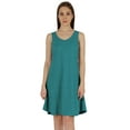 thumbnail image 1 of Inkmeso Robe de Réservoir de Base pour les Femmes Robe Midi Courte Décontractée d'Été Sans Manches Ample Robe Tunique, 1 of 7