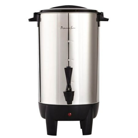 Coffee Urn Percolator - ContinentalElectric 30-Cup Large Stainless Coffee Urn