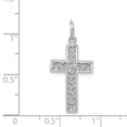 thumbnail image 3 of Finest Gold 14K White Gold Cross Charm, 3 of 3