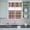 Brown, variant on 3 Piece Kitchen Curtains and Valances Set Buffalo Plaid Cafe Curtains 24 Inch Length Modern Farmhouse Colorful Checkered Valance & Tier Curtain for Living Room Bedroom Small Window 54"x18" 27"x24"*2