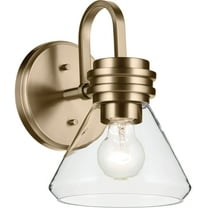 Kichler 55153Clr Farum 10" Tall Bathroom Sconce - Bronze