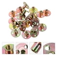 thumbnail image 3 of Shisuyan 20pcs / A Set M10 Round Plate Three Hole Nuts Flange Plate Screw Nuts, 3 of 8