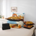 thumbnail image 6 of Homewish Rustic Cabin Bedding Comforter Set 7-Piece for Teens Boys Girls,Retro Cottage King Bedding Sets,Happy Fall Autumn Ultra Soft Bed Sheets,Ultra Soft Home Decor,Reversible, 6 of 8