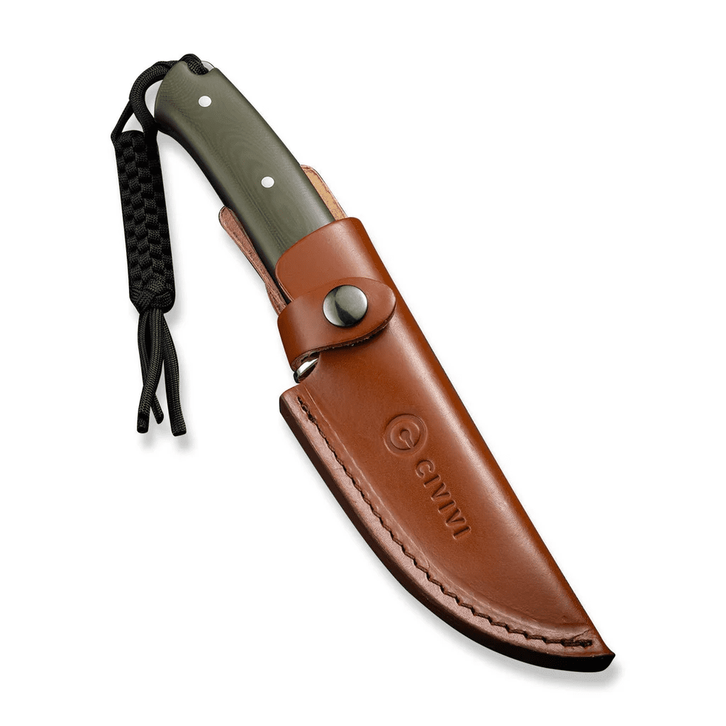 CIVIVI Knives Cloud Peak Fixed Blade C23044-2 Green G10 & Nitro-V Stainless Steel Knife