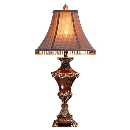 - Ore International Inc. Classic Resemble Wood Table Lamp
